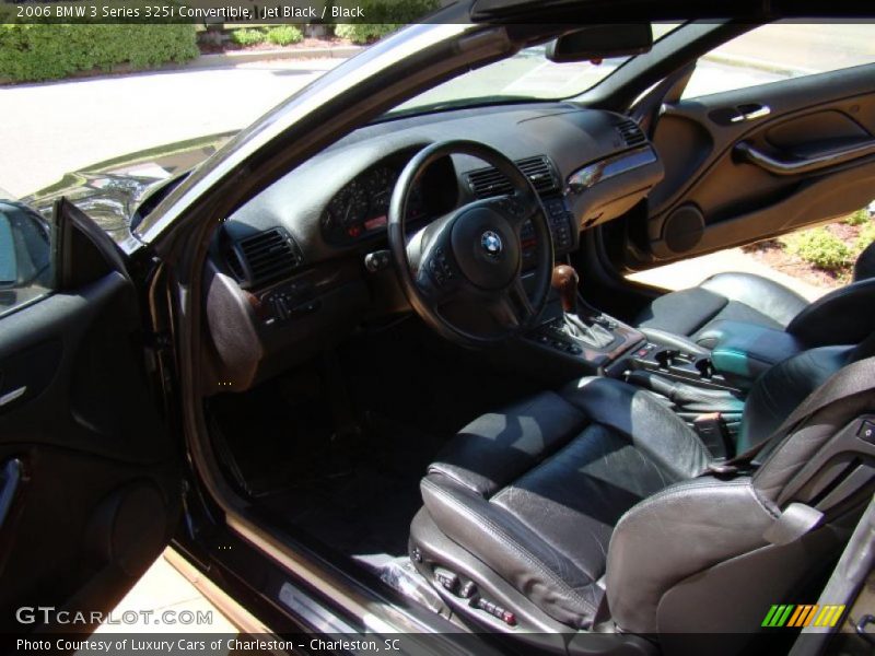 Jet Black / Black 2006 BMW 3 Series 325i Convertible