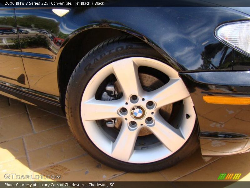 Jet Black / Black 2006 BMW 3 Series 325i Convertible
