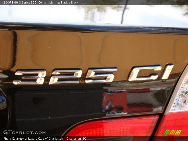 Jet Black / Black 2006 BMW 3 Series 325i Convertible