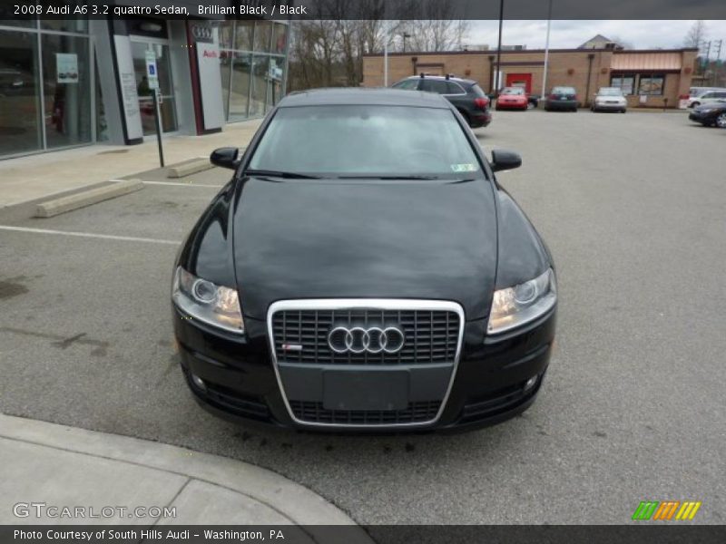 Brilliant Black / Black 2008 Audi A6 3.2 quattro Sedan