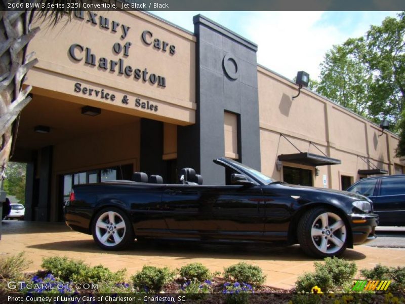 Jet Black / Black 2006 BMW 3 Series 325i Convertible