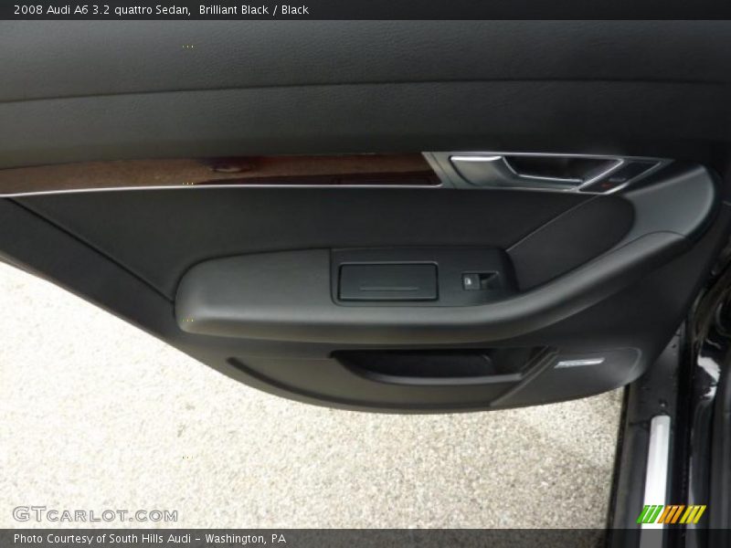Brilliant Black / Black 2008 Audi A6 3.2 quattro Sedan