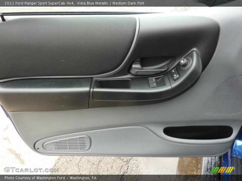 Vista Blue Metallic / Medium Dark Flint 2011 Ford Ranger Sport SuperCab 4x4