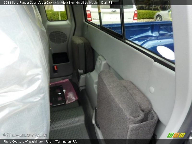 Vista Blue Metallic / Medium Dark Flint 2011 Ford Ranger Sport SuperCab 4x4