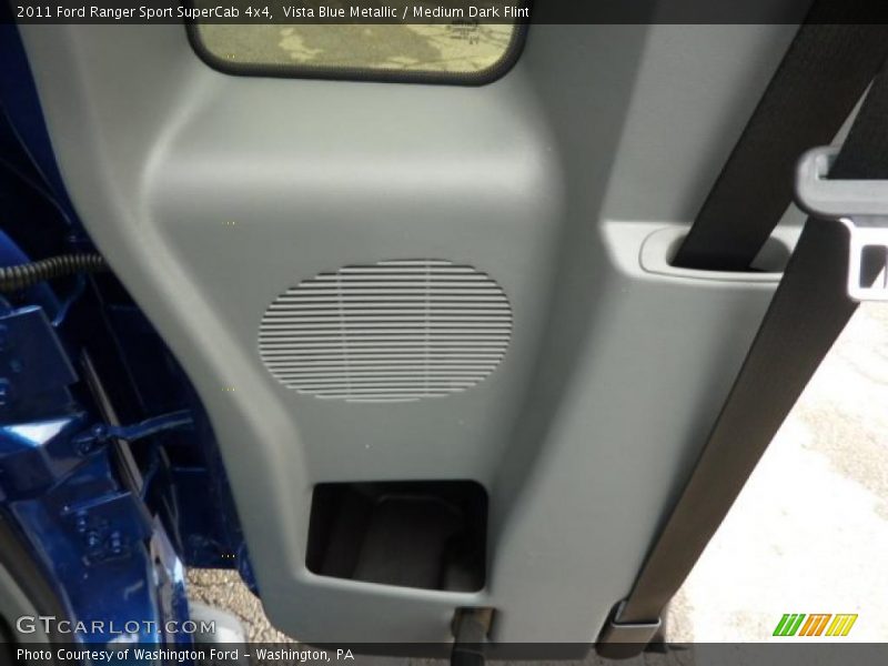 Vista Blue Metallic / Medium Dark Flint 2011 Ford Ranger Sport SuperCab 4x4
