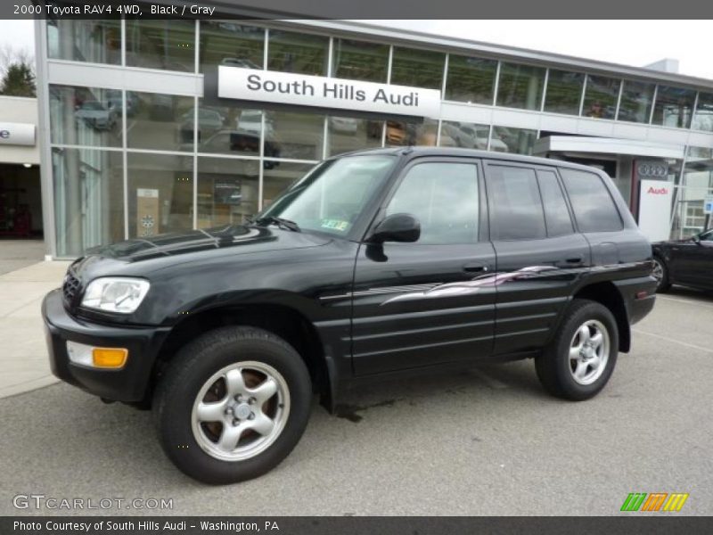 Black / Gray 2000 Toyota RAV4 4WD