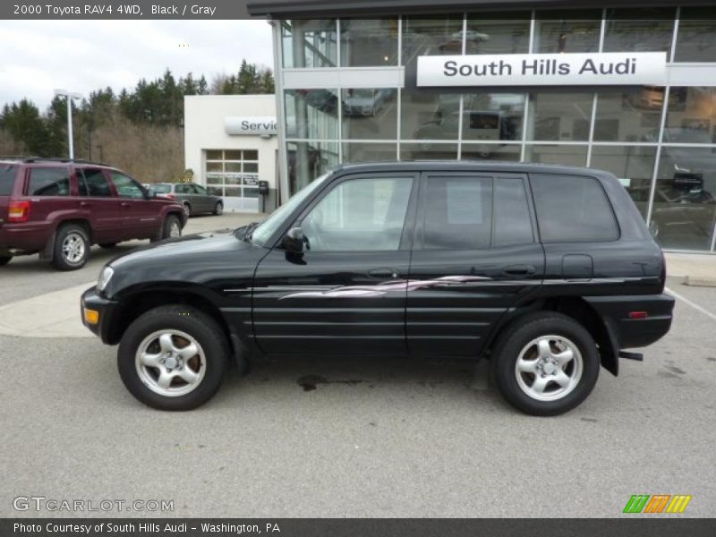 Black / Gray 2000 Toyota RAV4 4WD