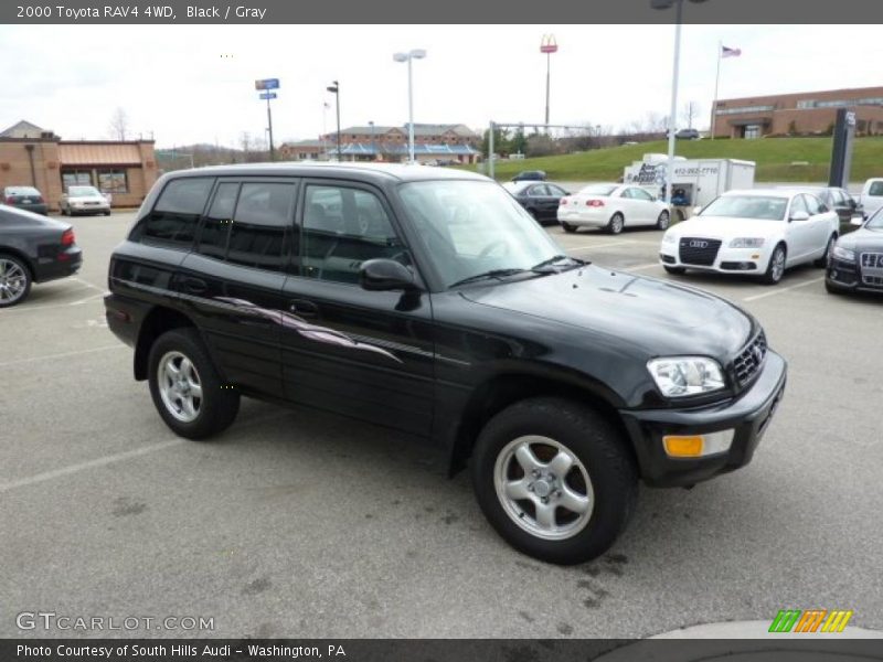 Black / Gray 2000 Toyota RAV4 4WD