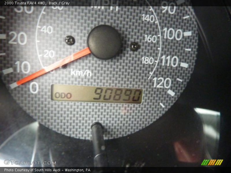 Black / Gray 2000 Toyota RAV4 4WD