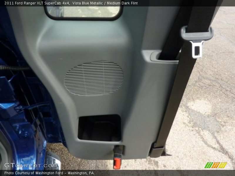 Vista Blue Metallic / Medium Dark Flint 2011 Ford Ranger XLT SuperCab 4x4
