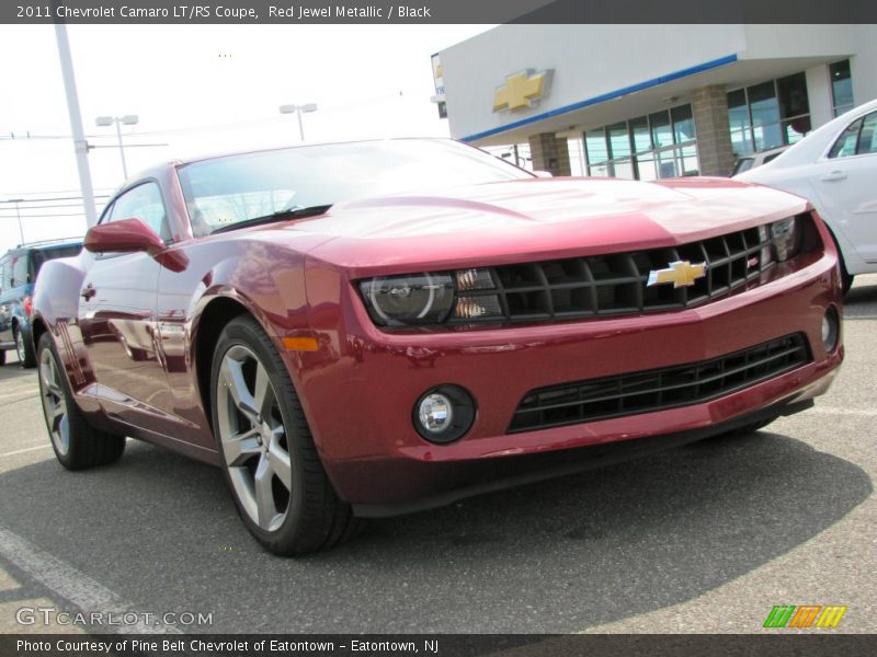 Red Jewel Metallic / Black 2011 Chevrolet Camaro LT/RS Coupe