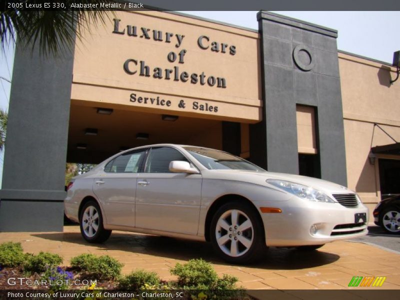 Alabaster Metallic / Black 2005 Lexus ES 330