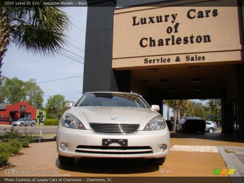 Alabaster Metallic / Black 2005 Lexus ES 330