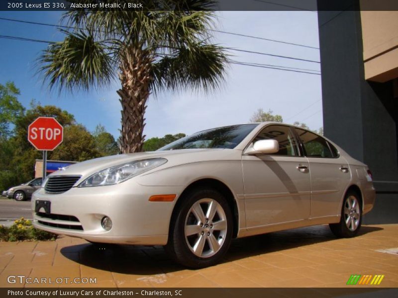 Alabaster Metallic / Black 2005 Lexus ES 330