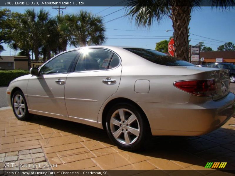 Alabaster Metallic / Black 2005 Lexus ES 330