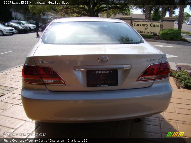 Alabaster Metallic / Black 2005 Lexus ES 330