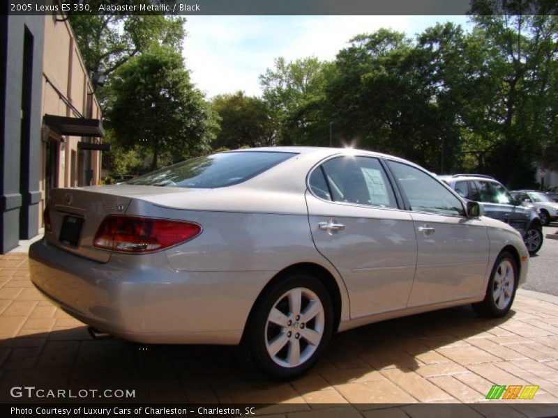 Alabaster Metallic / Black 2005 Lexus ES 330