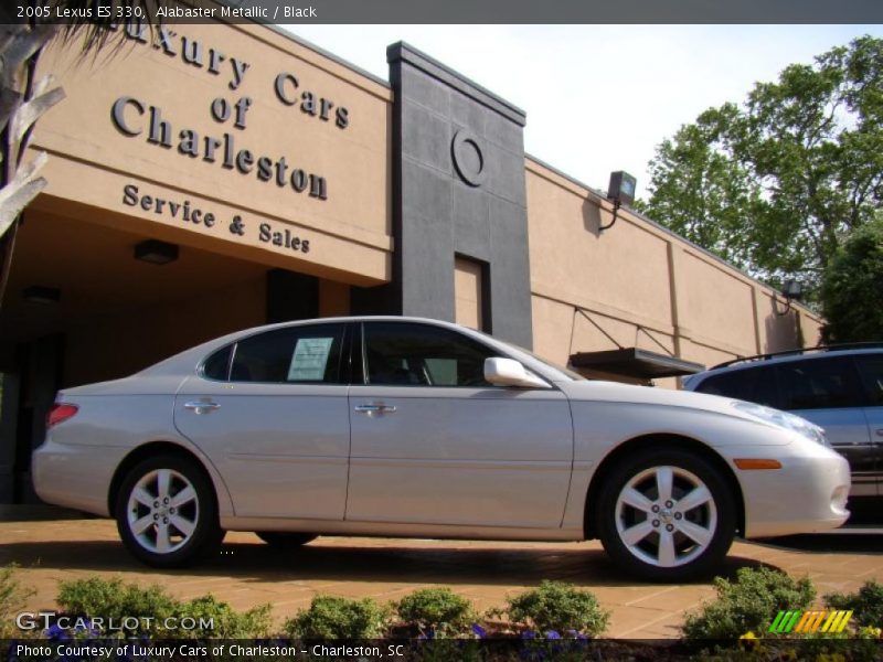 Alabaster Metallic / Black 2005 Lexus ES 330
