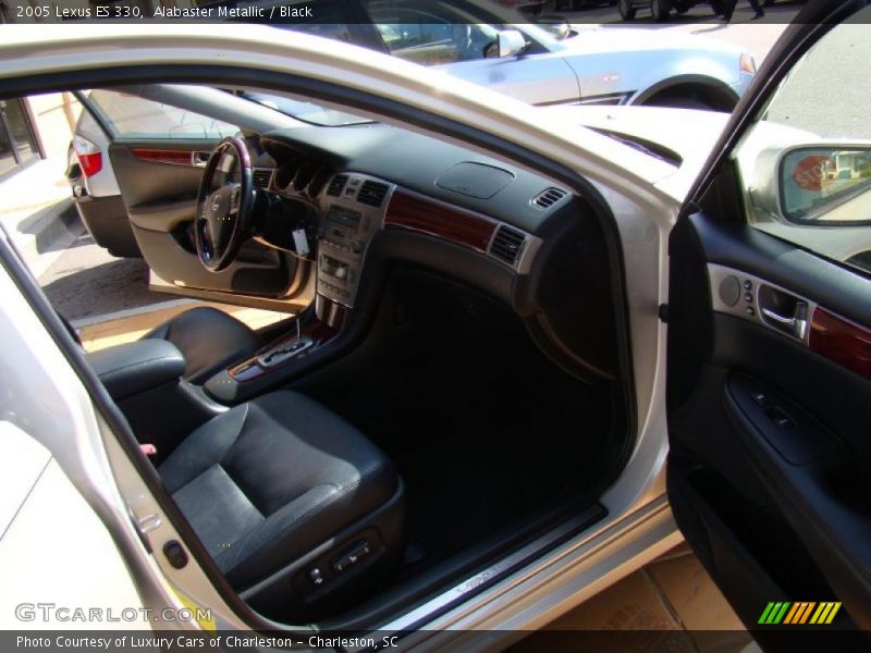 Alabaster Metallic / Black 2005 Lexus ES 330