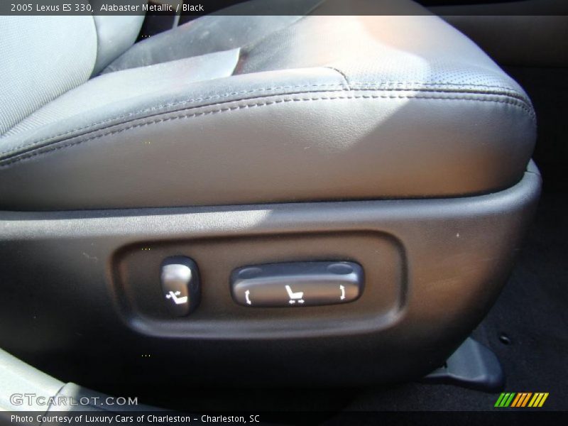 Alabaster Metallic / Black 2005 Lexus ES 330