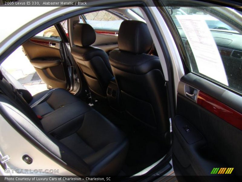 Alabaster Metallic / Black 2005 Lexus ES 330