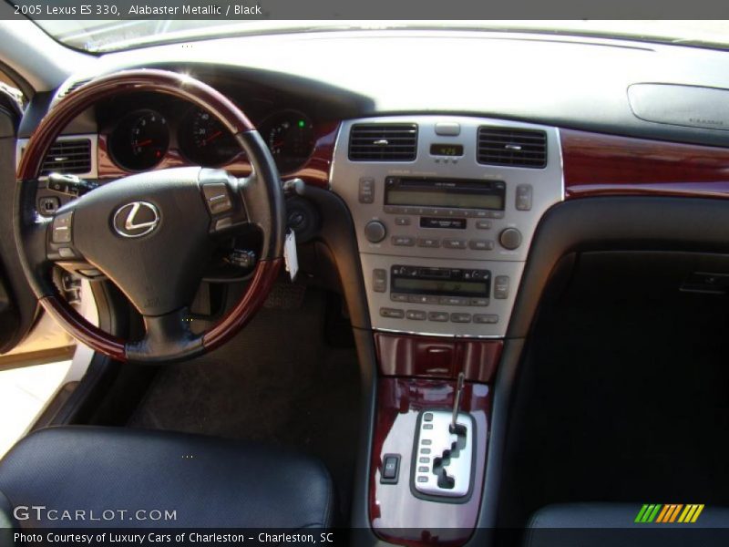 Alabaster Metallic / Black 2005 Lexus ES 330