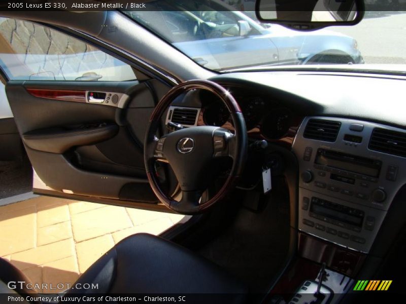 Alabaster Metallic / Black 2005 Lexus ES 330