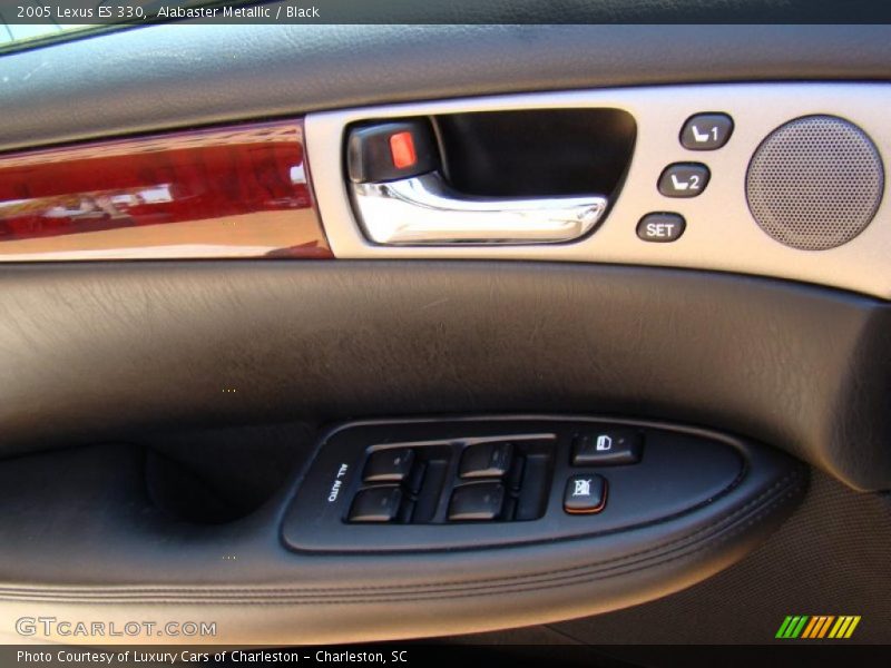 Alabaster Metallic / Black 2005 Lexus ES 330