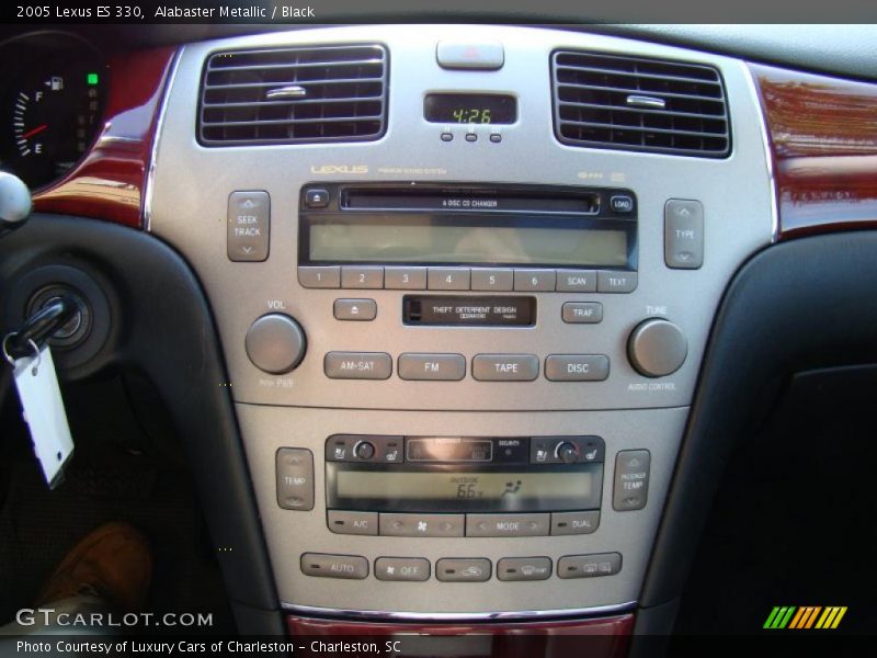 Alabaster Metallic / Black 2005 Lexus ES 330