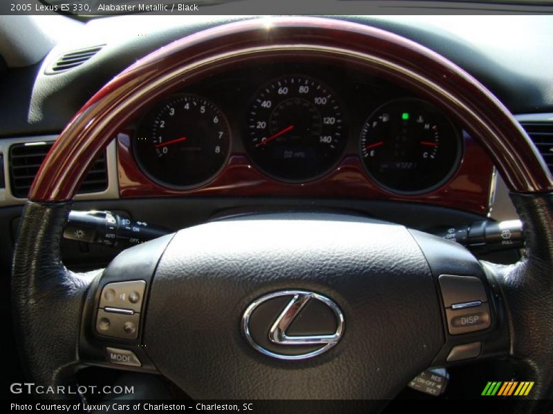 Alabaster Metallic / Black 2005 Lexus ES 330