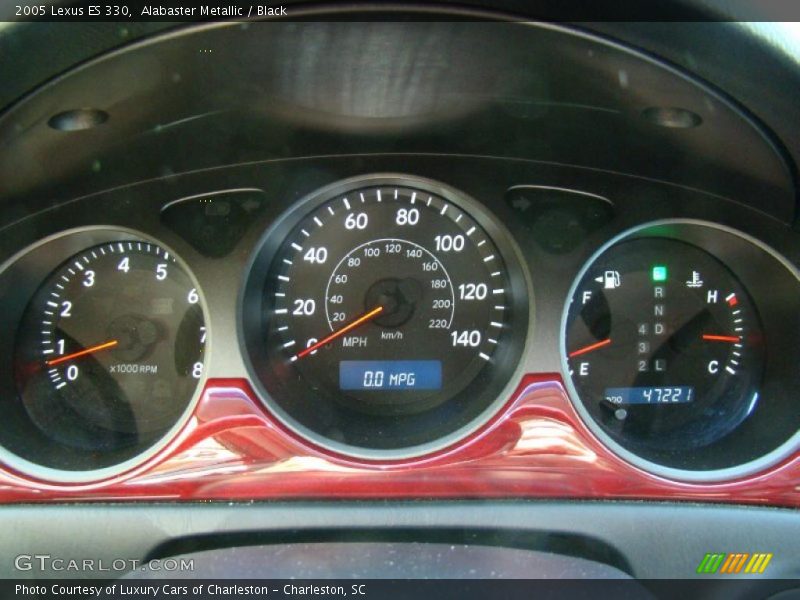 Alabaster Metallic / Black 2005 Lexus ES 330