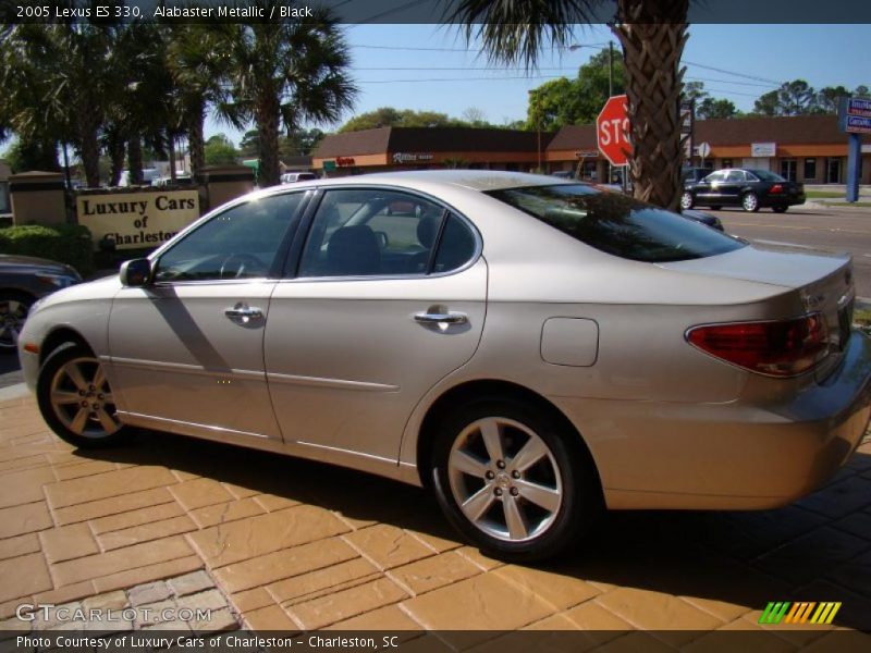 Alabaster Metallic / Black 2005 Lexus ES 330