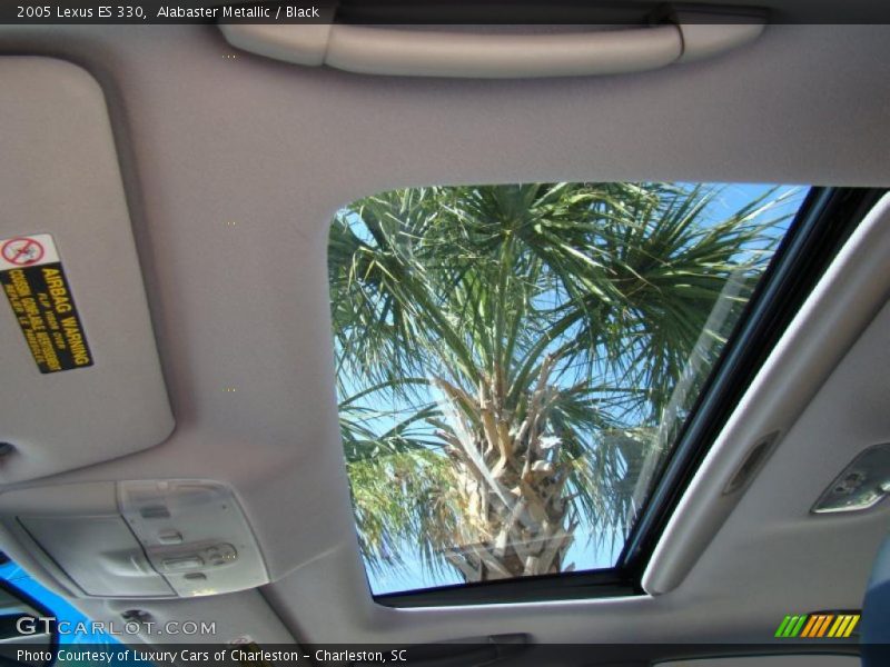 Alabaster Metallic / Black 2005 Lexus ES 330