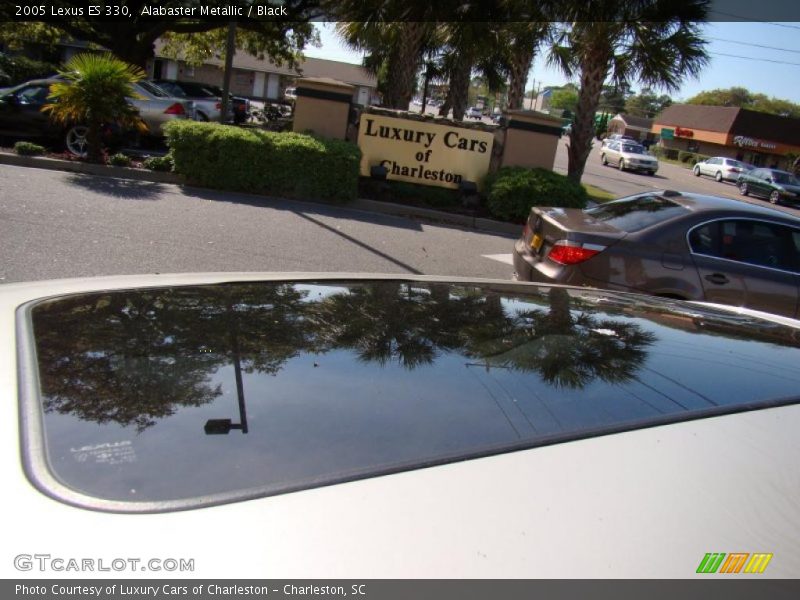 Alabaster Metallic / Black 2005 Lexus ES 330