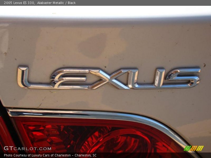 Alabaster Metallic / Black 2005 Lexus ES 330