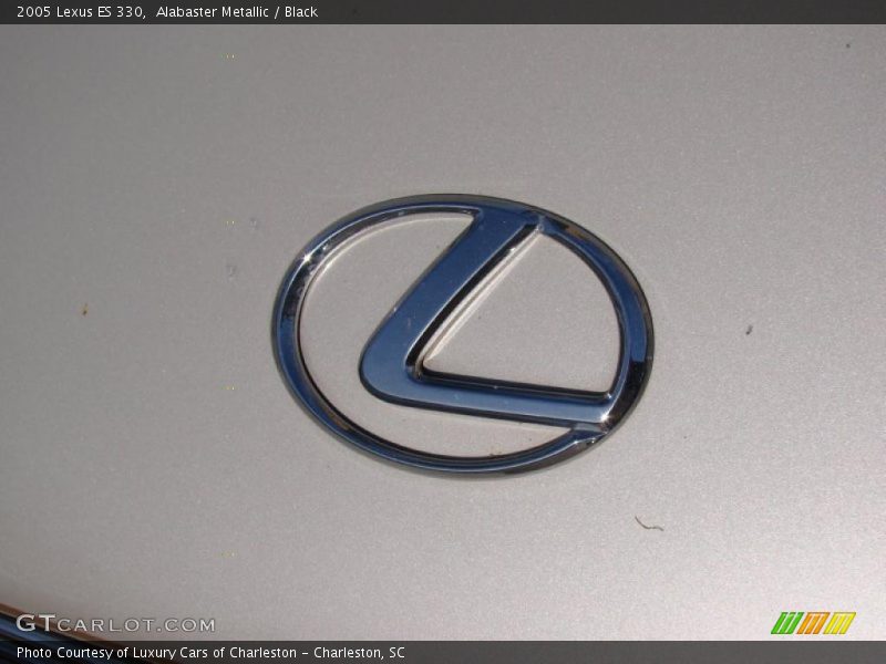 Alabaster Metallic / Black 2005 Lexus ES 330