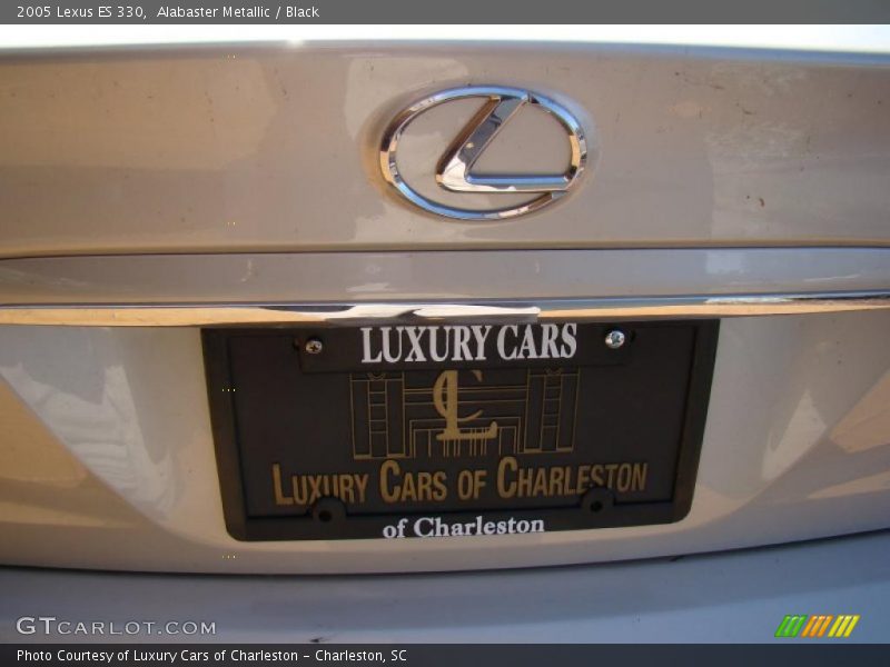 Alabaster Metallic / Black 2005 Lexus ES 330