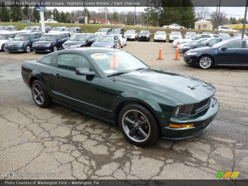 Front 3/4 View of 2008 Mustang Bullitt Coupe