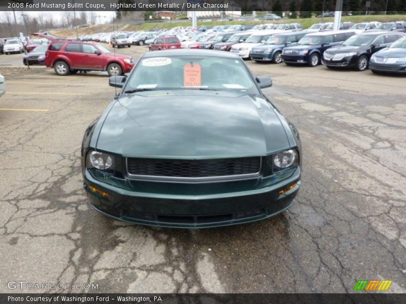 Highland Green Metallic / Dark Charcoal 2008 Ford Mustang Bullitt Coupe