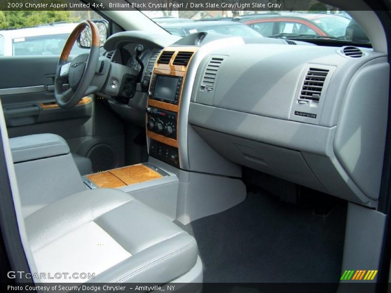 Brilliant Black Crystal Pearl / Dark Slate Gray/Light Slate Gray 2009 Chrysler Aspen Limited 4x4