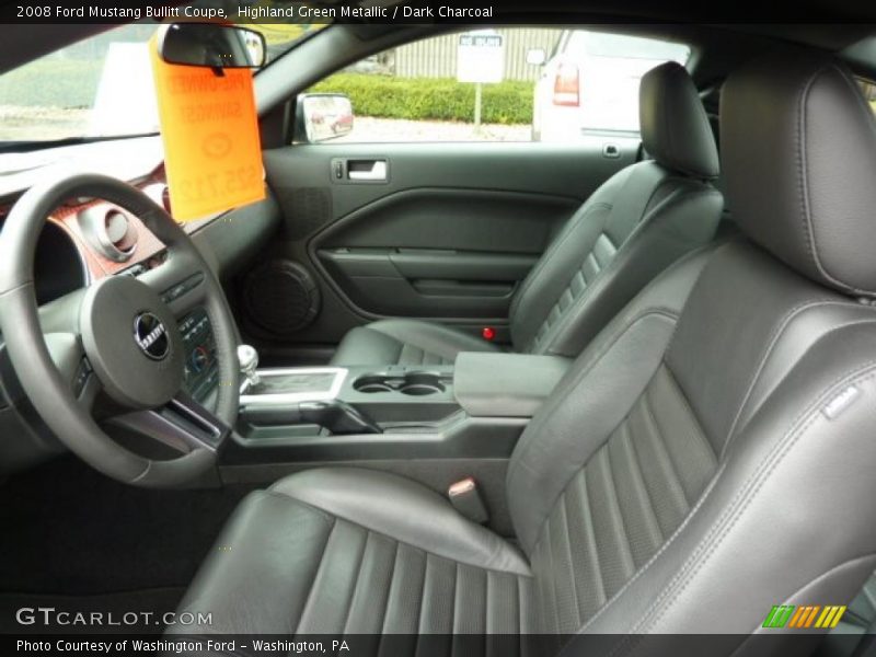  2008 Mustang Bullitt Coupe Dark Charcoal Interior