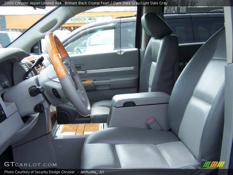  2009 Aspen Limited 4x4 Dark Slate Gray/Light Slate Gray Interior