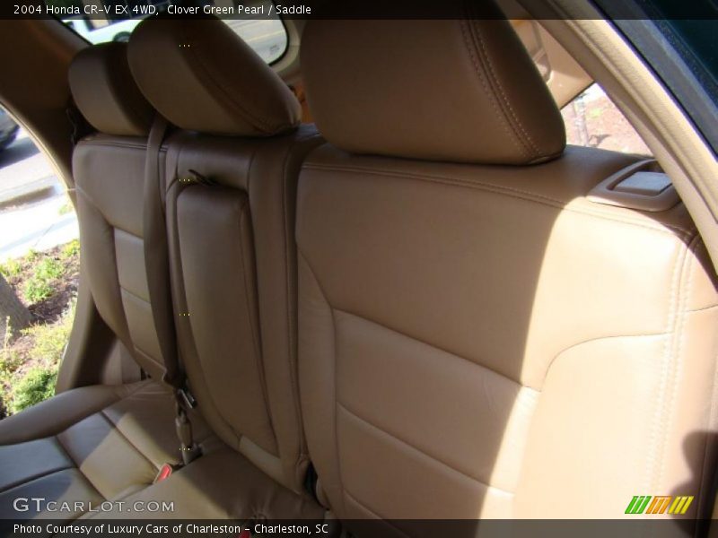 Clover Green Pearl / Saddle 2004 Honda CR-V EX 4WD