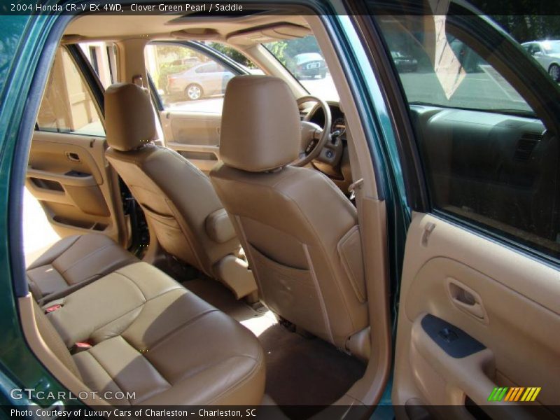 Clover Green Pearl / Saddle 2004 Honda CR-V EX 4WD