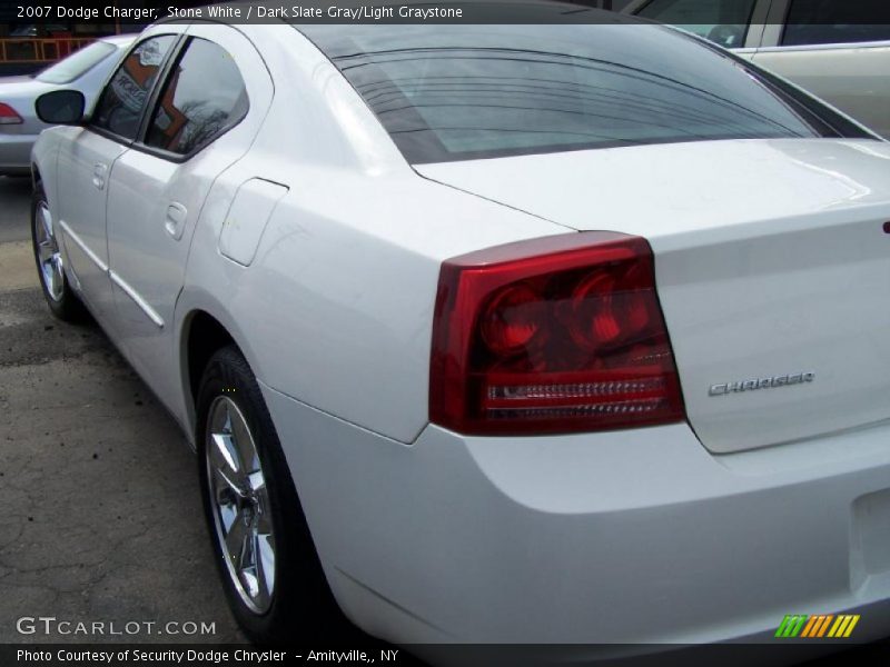 Stone White / Dark Slate Gray/Light Graystone 2007 Dodge Charger