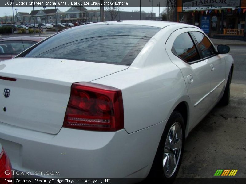 Stone White / Dark Slate Gray/Light Graystone 2007 Dodge Charger