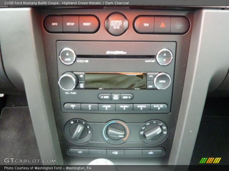 Controls of 2008 Mustang Bullitt Coupe