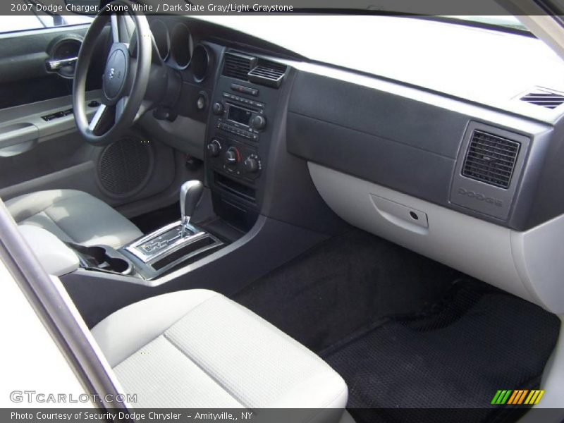 Stone White / Dark Slate Gray/Light Graystone 2007 Dodge Charger