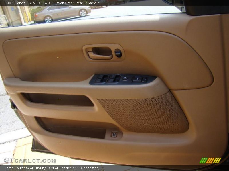 Clover Green Pearl / Saddle 2004 Honda CR-V EX 4WD