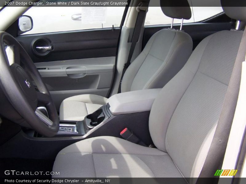 Stone White / Dark Slate Gray/Light Graystone 2007 Dodge Charger